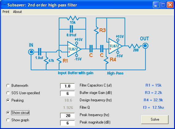 Subsaver screenshot - circuit
